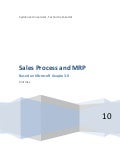 Sales Process And Mrp