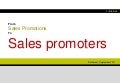 From Sales Promotions To Sales Promoters