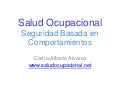 Salud Ocupacional | Seguridad Basada En Comportamiento