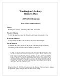 Washington’s Lottery Business Plan