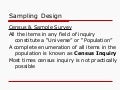 Sampling Design