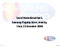 Samsung Hope On Slideshare