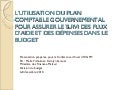 Samuel l’utilisation du plan comptable gouvernemental pour assurer le suivi des flux d’aide et des dépenses dans le budget