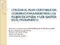 Samuel utilizar el plan contable del gobierno para registrar los flujos de ayuda y los gastos en el presupuesto