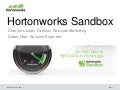 Go Zero to Big Data in 15 Minutes with the Hortonworks Sandbox
