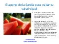 Sandía y salud visual ricardo-bittelman