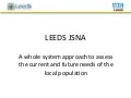 Sandie Keene: Whole systems approach to assessing the current and future needs of local populations