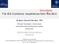 Susanna Sansone at DataCite: The ISA-Commons - experiences from the field
