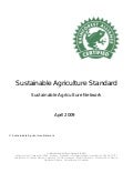 San sustainable agriculture standard april 2009