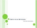 Santa fe de antioquia