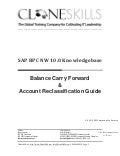 SAP BPC NW 10.0 Knowledgebase - Balance Carry Forward and Account Reclassification Guide 