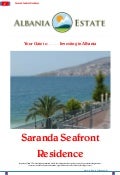 Saranda Apartments for Sale. Saranda Seafront Residence  