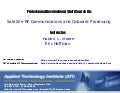 Satellite RF Communication