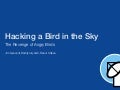Hacking a Bird in the Sky: The Revenge of Angry Birds