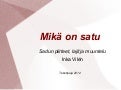 Mikä on satu