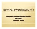 Save Palawan Movement - Dialogue With Business Community - Rockwell 1