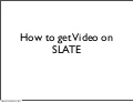 Save video files to flv