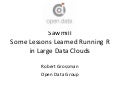 Sawmill - Integrating R and Large Data Clouds