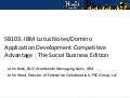 IBM Lotus Notes/Domino Application Development Competitive Advantage : The Social Business Edition (MWLUG Edition)