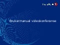 Brukermanual videokonferanse