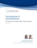 The Evolution of Social Business: Six Stages of Social Media Transformation