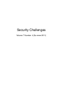 Security Challenges Volume 7 Number 4 (Summer 2011)