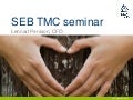 SCA CFO Lennart Persson presentation at SEB TMC seminar September 22 2011