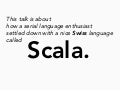 Why Scala?