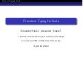 Procedure Typing for Scala