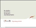 Scalable Internet Architecture