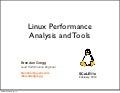 Linux Performance Analysis and Tools