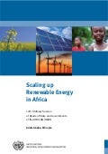 Scaling up renewable energy in africa