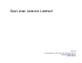 Scan Jose - lessons learned (so far)