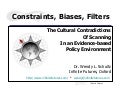 Cultural Contradictions of Scanning in an Evidence-based Policy Environment
