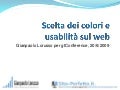Scelta dei Colori e Usabilità sul Web