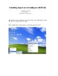 Scheduling Reports In Web Intelligence