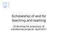Scholarship april2011