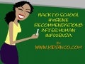 Back to School Hygiene Recommendations After Influenza