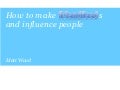 How to make Friendfeeds and influence people