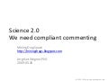 Science And Compliant Commenting