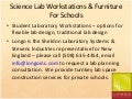 Science Lab Workstations for School Classrooms