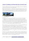 Science, technology and innovation ecosystem in France
