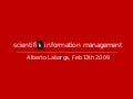Scientific Data Management