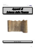 Appunti di Scienza delle finanze