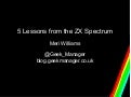 5 Lessons from the ZX Spectrum