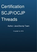 Scjp Java Thread Mock Exam Questions