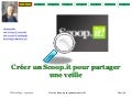 Créer un Scoop.it pour partager une veille