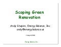 Andy Shapiro, Energy Balance, Inc.