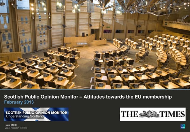 Scotland: Attitudes towards EU membership