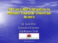 Dr Sam Phiri: HIV and AIDS Situation in Malawi
